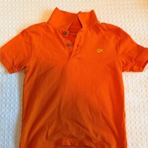 Calvin Klein Jeans Bright Orange Kids Polo